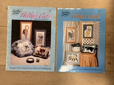 SOMETHING SPECIAL “HOLLY'S CATS” 1&2 Set Pattern Books #90035 #90048 - Image 1 of 2
