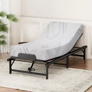 10" Twin XL Gel Memory Foam Mattress in a box with Adjustable Electric Bed Frame - Picture 1 of 18