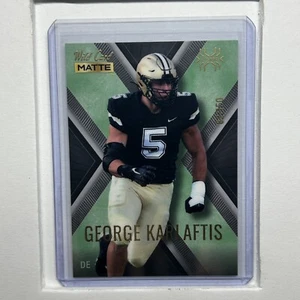 2022 George Karlaftis Wild Card Matte Rookie X-Plode Green 82/150 - Bild 1 von 2