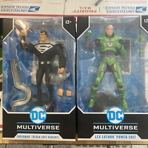 McFARLANE TOYS DC MULTIVERSE 2 FIGURE LOT🔥🔥🔥 SUPERMAN/LEX LUTHOR