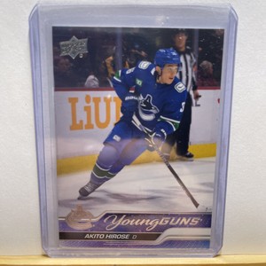 2023-24 Upper Deck Series 1  YOUNG GUNS RC Akito Hirose 242 Canucks RC Rookie