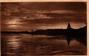 Postal vintage de Dinamarca Faaborg Aften B80 - Imagen 1 de 2