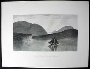 Mount Desert Coast of Maine - 1871 Steel Engraving - Harry Fenn - Bild 1 von 1
