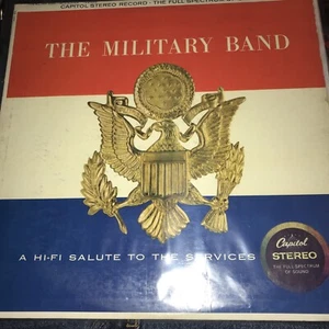 Military Band: Hi-Fi Salute to the Services: Vinyl LP: Slatkin: NearEXC/ NearEXC - Picture 1 of 11