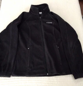 Columbia Women's Full Zip Fleece Jacket Small. Black - Picture 1 of 7