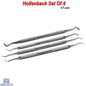 Juego de 3 instrumentos compuestos talladores de cera de amalgama dental Hollenback - Imagen 1 de 5