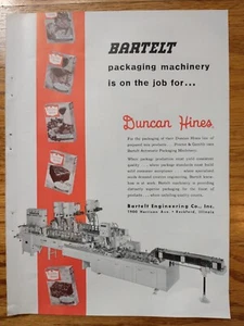 Bartelt Engineering Company Inc Rockford IL Duncan Hines Line 1961 Print Ad - Picture 1 of 1