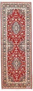 Alfombra de seda de cachemira 180x64 cm anudada a mano alfombra oriental nueva - Imagen 1 de 9