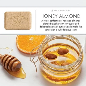 Pre de Provence HONEY ALMOND Case 18 x 150 Gram French Soap Bath Shower Bar Shea - Picture 1 of 2