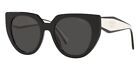 Prada SPR 14W Black & White Cat Eye Sunglasses Eyeglasses Lunettes sonnenbrille