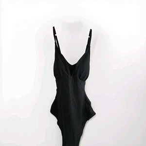 Womens One Piece Swimsuit Size Medium Black Nwt - Picture 1 of 3