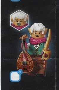 Nueva minifigura Lego 71047 bardo elfo mazmorras y dragones nueva en caja - Imagen 1 de 1