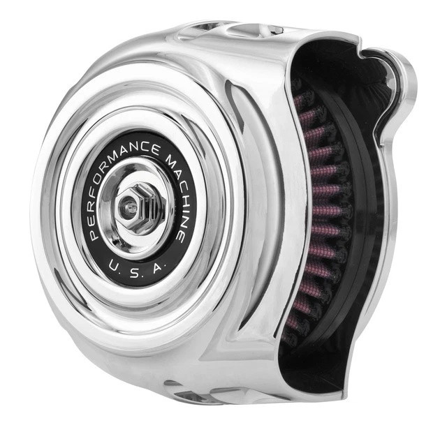 Kit purificador de aire vintage Performance Machine cromado #0206-2130-CH Harley Davidson Foto 1 de 1