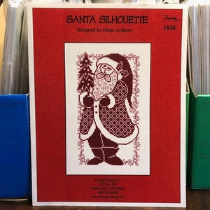 Imaginating Cross Stitch Pattern Booklet Santa Silhouette Diane Arthur - Picture 1 of 2