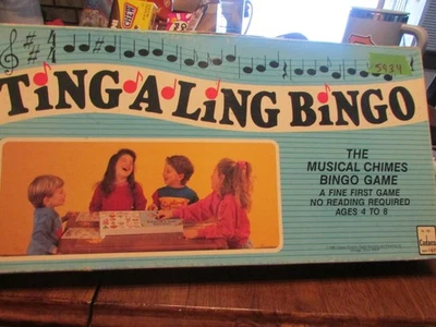 Juego de bingo vintage Ting A Ling edades 4-8 1988. División Cadaco Foto 1 de 4