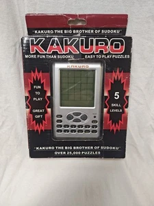 Kakuro Electronic Handheld Game New Sealed "Over 25,000 Puzzles - Picture 1 of 3