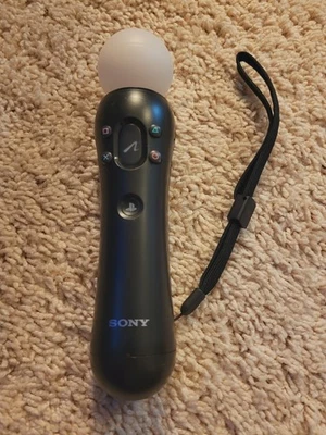 Sony PlayStation Move Motion Controller - Schwarz (CECH-ZCM1U) Funktioniert - Bild 1 von 4