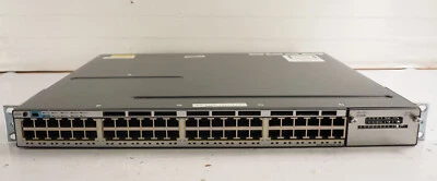 Cisco WS-C3750X-48P-S V05 48-Port RJ45 Gigabit PoE Switch - Image 1 of 4