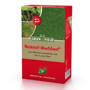 Greenfield Nachsaat-Mantelsaat 0,5 kg - verjüngt den Rasen Rasenreparatur - Bild 1 von 2