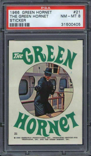 1966 Topps Green Hornet Stickers #21 PSA 8 - Image 1 of 1