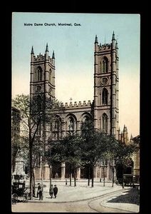 postcard  Notre Dame Church, montreal, Que. Canada  (P-1-K) - Picture 1 of 2