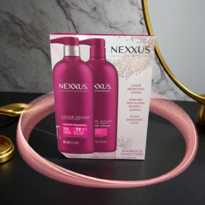 Nexxus Color Assure Shampoo and Conditioner Set – 32 fl oz Each – For Color - Image 1 of 4