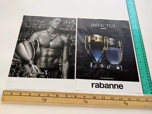 Clipping - shirtless handsome black man trophy photo Rabanne Invictus Print Ad - Bild 1 von 3