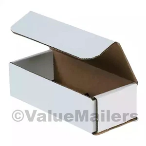 50 - 7 x 5 x 5 White Corrugated Shipping Mailer Box Packing Storage Boxes M755 - Picture 1 of 2
