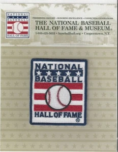 Parche con logotipo oficial del Salón de la Fama y el Museo Nacional de Béisbol cosído en Cooperstown - Imagen 1 de 1