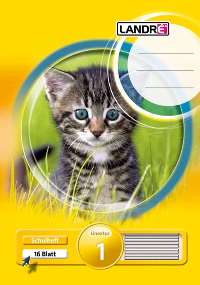 HAMELIN Schulheft A4 16 Blatt Lineatur 1