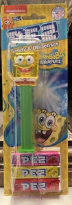 PEZ SpongeBob Squarepants Crystal Yellow Nickelodeon On Card GIFT QUALITY - Picture 1 of 3