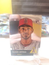 2022 Topps Chrome Platinum 90 Oliver Ortega Angels Rookie Card RC