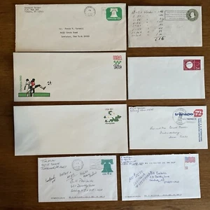 United States stamps~1917-1999–8 stationery covers~U420~U546~U565~U567~U632~U642 - Picture 1 of 10