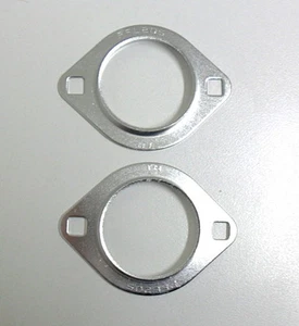 BEARING HOUSING - PRESSED METAL PLATES - 2 BOLT - PAIR - PFL204 - Picture 1 of 2