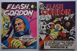 Flash Gordon comic #4 and #5 (1963) L. Miller GD/VG, FR+