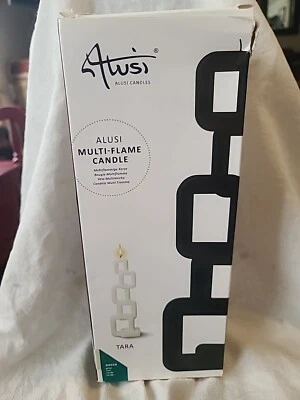 Alusi Multi Flame Candle TARA Black Unscented Modern Avant-garde Decor  - Imagem 1 de 4