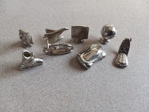 Vintage Monopoly 2000 Millennium Edition Game Replacement 8 Tokens Pieces - Picture 1 of 2