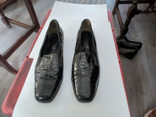 VANS Van Dal Mocassino in pelle nera donna taglia 5 1 2