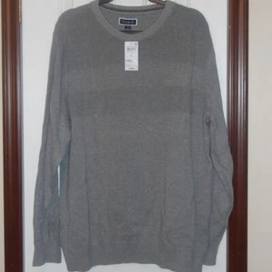 Club Room Men's Classic Crewneck Soft Knit Sweater Casual Pullover Gray XL - Picture 1 of 3