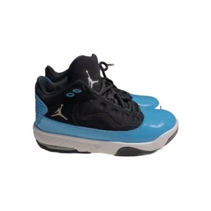 Jordan Max Aura 2 Shoes Black University Blue 7Y Youth CN8094-041 - Picture 1 of 11