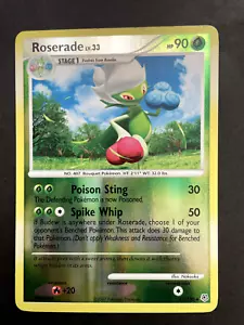 ROSERADE Pokémon TCG REVERSE HOLO 13/130 LP - Picture 1 of 2