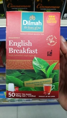 50 bolsitas de té Dilmah English Breakfast - 100 g Foto 1 de 4