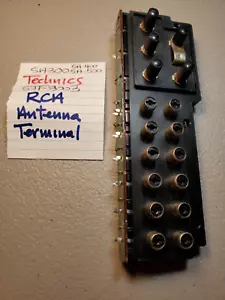 📈TECHNICS SJF8003-1 RCA & TERMINALE ANTENNA SA-400 SA-500 RICEVITORE STEREO - Foto 1 di 5