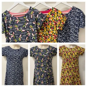 WEIRD FISH Ladies 100% Cotton Front Pocket Knee Length Dress Sizes 10-16 - Picture 1 of 25