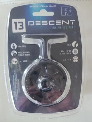 Carrete de hielo 13-Fishing Decent In Line mano derecha D2.7RH ENVÍO GRATUITO  Foto 1 de 4