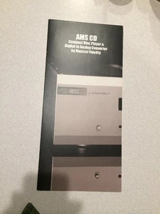 Musical Fidelity AMS CD 6 Prospekt selten - Bild 1 von 6