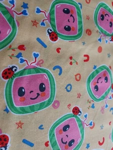 COCOMELON CUTE TV TOSS COTTON FABRIC 36X44 (1 YARD) - Picture 1 of 1