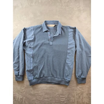 Camisa Polo Arnold Palmer De Colección Para Hombres S Azul Cuello Manga Larga *Leer Foto 1 de 4