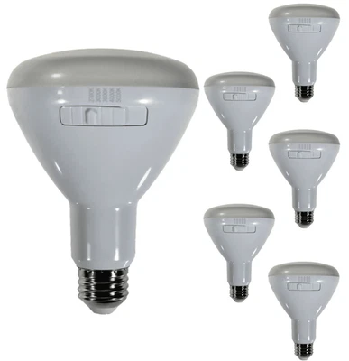 Diodesy BR30 LED 8W 800LM E26 Color Selectable 120V 100° Dimmable White 6Pk - Image 1 of 2
