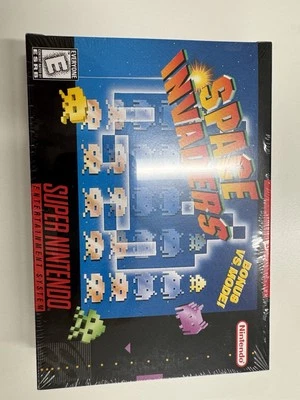 Space Invaders (Super Nintendo Entertainment System, 1997) FACTORY SEALED - Image 1 of 4